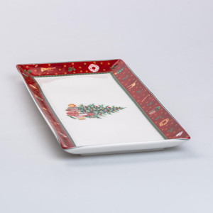 Блюдо сервірувальне Christmas прямокутне 36*16 см. Photo 2