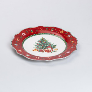 Блюдо сервірувальне порцелянове Christmas 28 см. Photo 2