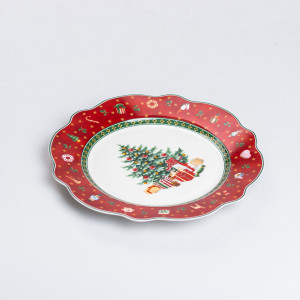 Тарілка десертна порцелянова Christmas 21,5 см. Photo 2