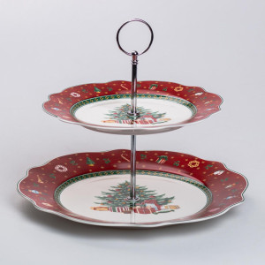 Етажерка двоярусна Christmas 33 см. Photo 2