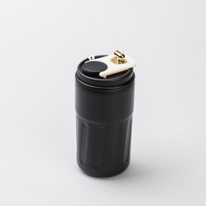 Термочашка Coffee 500 мл з датчиком температури, чорний. Photo 2