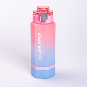 Пляшка для води Keep Going 650 мл з ремінцем, рожевий. Photo 2