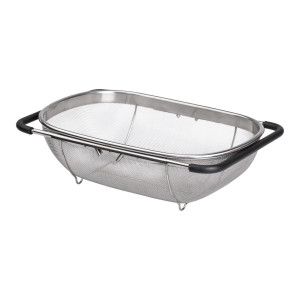 Друшляк-сито на раковину для миття продуктів 36*25*10.5 см. Photo 3