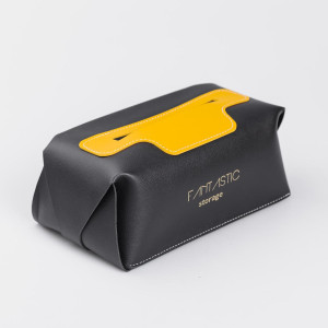 Органайзер для серветок у салон автомобіля 22х11,5х9 см, чорний. Photo 2