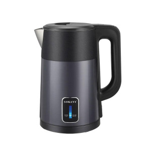 Електрочайник Sokany SK-09017 на 2.5 л 1500 Вт, шоколад