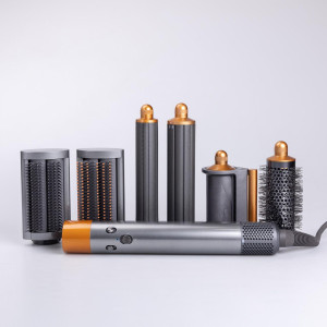 Мультистайлер для волосся Airwrap Complete Long 6 насадок, сірий. Photo 2