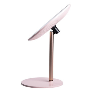 Косметичне дзеркало з LED-підсвіткою та USB 21 см, рожевий. Photo 3