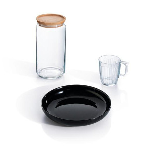 Блюдо LUMINARC FRIENDS TIME BLACK 25 см серв. (P6375). Photo 3