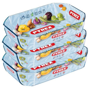 Форма ск PYREX Inspiration форма скл.прямокут. 33х22х7см (3,2л) (295B0007645). Photo 3