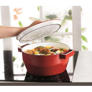 Каструля PYREX Slow Cook red чугун кастрюля кругл 2.2л (SC5AC206641). Photo 2