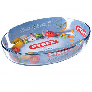 Форма ск PYREX ESSENTIALS склянна овал. 35х24х6см (3л) (346B0008046*). Photo 2