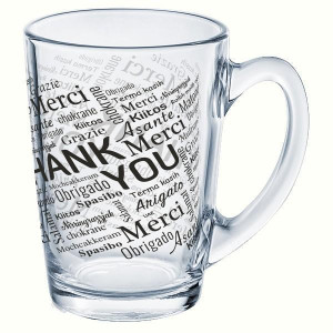 Чашка LUMINARC NEW MORNING THANK YOU 320 мл (K7211)