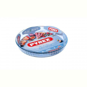 Форма ск PYREX B&E форма скл.кругл. 25см (1,1л) рифл.край (812B0008046*)