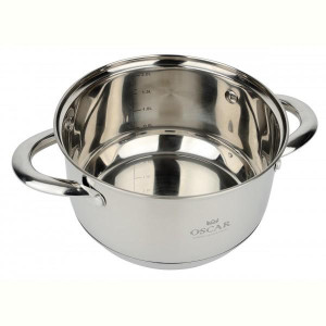 Каструля OSCAR CHEF 20 см (3.6 л) з кришкою (OSR-2000-20n). Photo 3