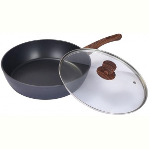 Сковорода BRAVO CHEF Глибока з кришкою 28 см (BC-1101-28L)