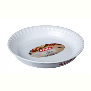 Форма ск PYREX Supreme white форма керам кругл 25см (SU25BA17646). Photo 2
