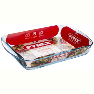 Форма ск PYREX ESSENTIALS склянна прямокут. 35x23x6см (2.7л) (234B0008046)