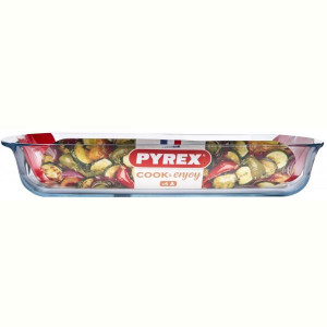 Форма ск PYREX ESSENTIALS склянна прямокут. 35x23x6см (2.7л) (234B0008046). Photo 2
