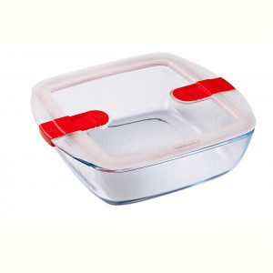 Форма ск PYREX CK&HT форма дзапік.квадр25х22х7см(2.2л)з фіксат.кр. (212PH007644)