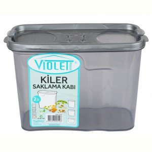 контейнер пл. VIOLET HOUSE 0552 Transparent Black дсипучих 2 л (0552 Transparent Black)