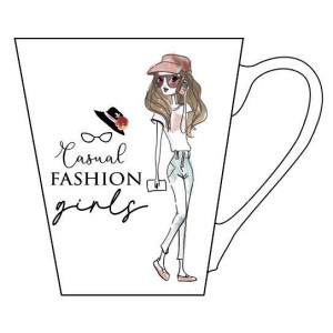 Чашка Limited Edition FASHION GIRL C  300 мл (B02-T3977C). Photo 2