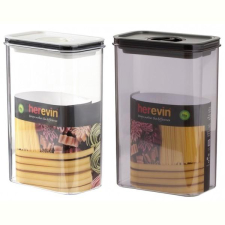 Контейнер HEREVIN Canister-Vacuum Lid-White-Black 2.5 л (161189-000)
