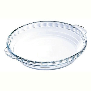Форма ск PYREX B&E форма скл.кругл. 26х23см (1,3л) рифл з ручками (198B0007648*). Photo 2
