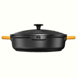 Сотейник IQ Be Active з двома ручками алюмінієвий 28 см (4.0 л) з кришкою (IQ-2148-28)