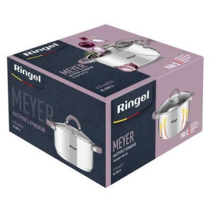 Каструля RINGEL Meyer 16 см (1.6 л) з кришкою (RG-2008-16). Photo 3