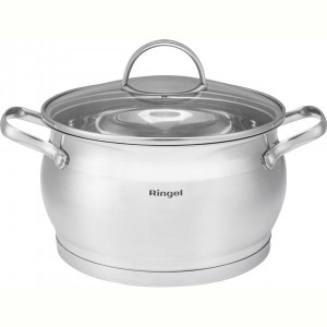 Каструля RINGEL Salsa нерж 18 см (3.1 л) з кришкою (RG-2034-18)