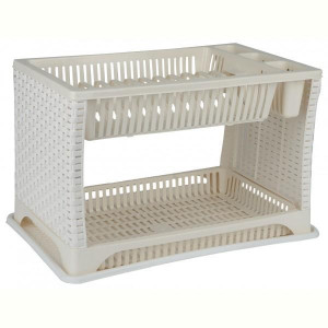 Кух.прилад VIOLET HOUSE 0053 Роттанг WHITE сушарка дпосуди 29*44*29 см (0053 Роттанг WHITE сушка дпосуды 29*44*29 см)