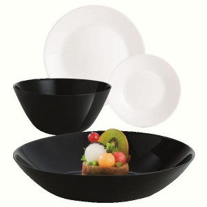 Сервіз Luminarc Lillie Black&White, 19 предметів