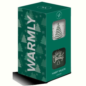 Набір чашок Limited Edition NY Warmly Green, 2х320 мл. Photo 3