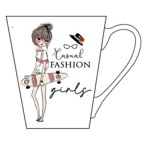 Чашка Limited Edition FASHION GIRL D  300 мл (B02-T3977D). Photo 2