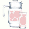 Набори днапоїв LUMINARC ORYA WHITE&PINK НАБІР7 пр. днапоїв (X0271)