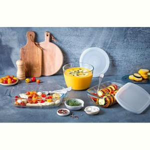 Форма з кришкою Pyrex Daily, 20х20 см. Photo 2