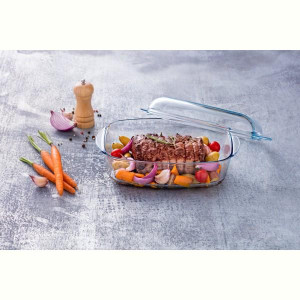 Каструля ск PYREX ESSENTIALS склянна прямокут. 3л +1.5л упак (465A0007644*). Photo 3