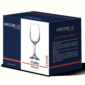 Набір чарок Arcoroc Vodka Stem, 6х65 мл. Photo 2