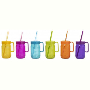 Чашка HEREVIN Coloured Mug Mix 370 мл, скл с труб. (111763-300)