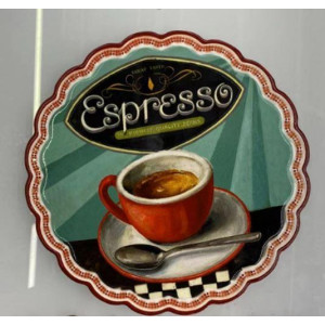 Дошка обробна Limited Edition ESPRESSO CUP  підставка під гаряче кругл. 18см (B160062)