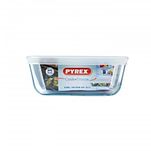 Форма ск PYREX Cook&Freez з криш. склянна квадр. 15х15см (0.85л) (218P0017946). Photo 2