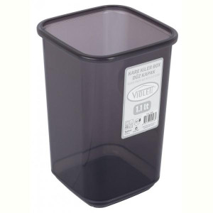 контейнер пл. VIOLET HOUSE 0298 Transparent Black дсипучих 1.1 л (0298 Transparent Black). Photo 2