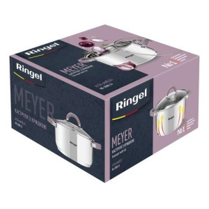 Каструля RINGEL Meyer 20 см (3.2 л) з кришкою (RG-2008-20). Photo 3