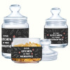 Набір банок Luminarc Club Kitchen Memories, 3х0.5, 0.75, 1 л