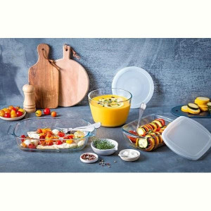 Форма ск PYREX DAILY склянна прямокут. 39х25х7см (3.7л) (232B0003646). Photo 3