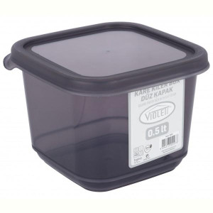 контейнер пл. VIOLET HOUSE 0297 Transparent Black дсипучих 0.5 л (0297 Transparent Black)