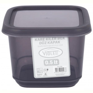 контейнер пл. VIOLET HOUSE 0297 Transparent Black дсипучих 0.5 л (0297 Transparent Black). Photo 2