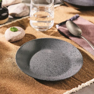 Тарілка десертна Luminarc Slate Black, 18 см. Photo 2