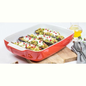 Форма ск PYREX SIGNATURE 25x19смдля запіканпрямоугкерамчервоний (SG25RR87646). Photo 2