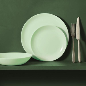 Тарілка LUMINARC DIWALI PARADISE GREEN 25 смобід. (V5839). Photo 2